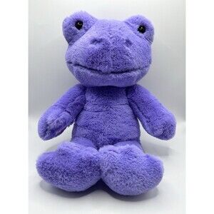 Build A Bear Purple Lavender Frog Plush Stuffed Animal 16” Retired 2D4 Rare